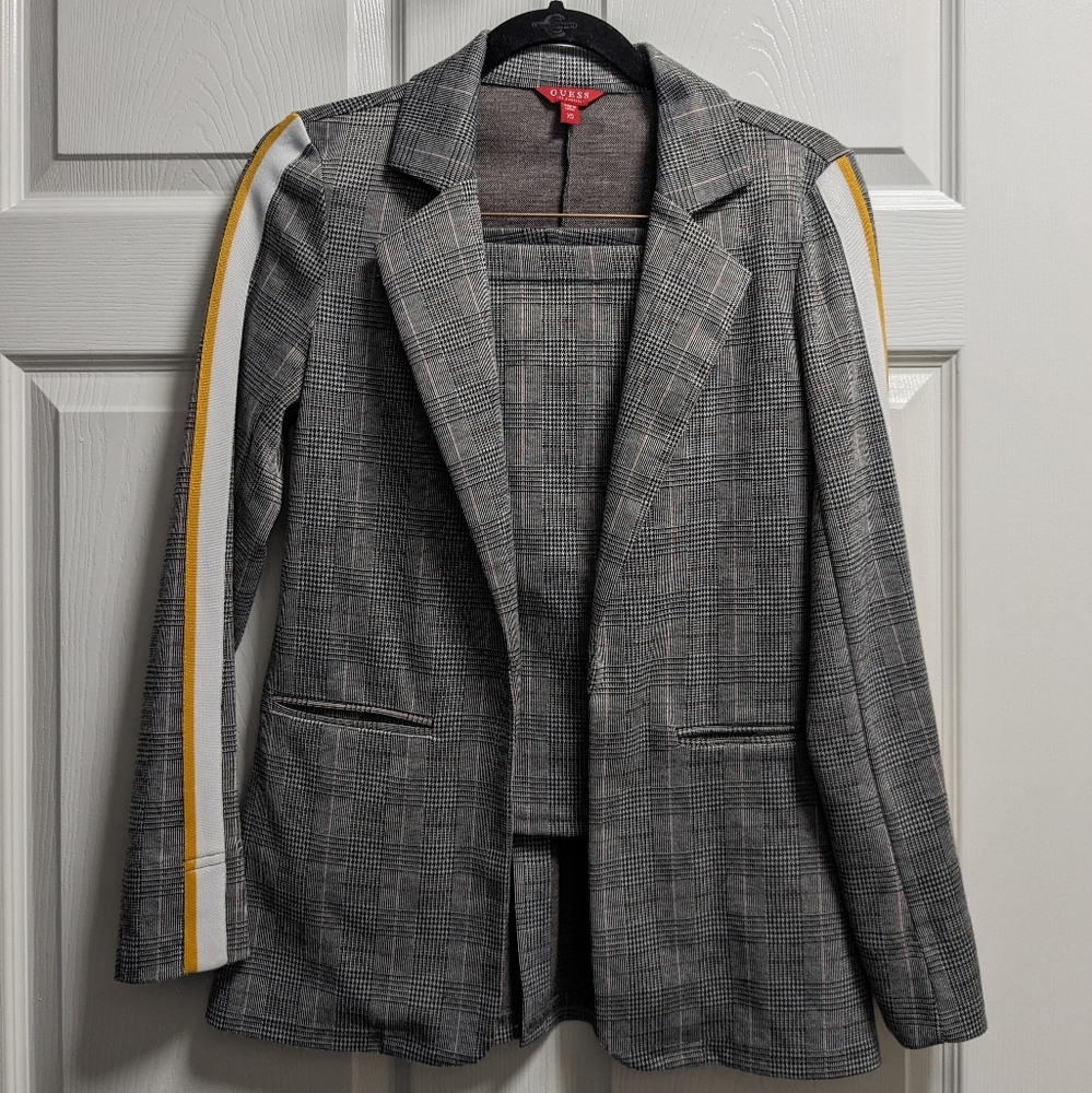 Guess Glen Blazer Miniskirt Suit Set